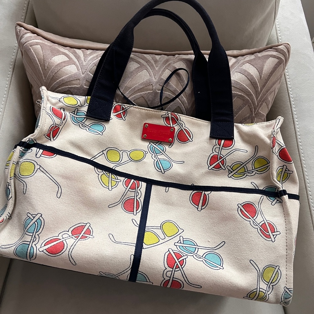 Stylish Sunglasses Print Tote Bag